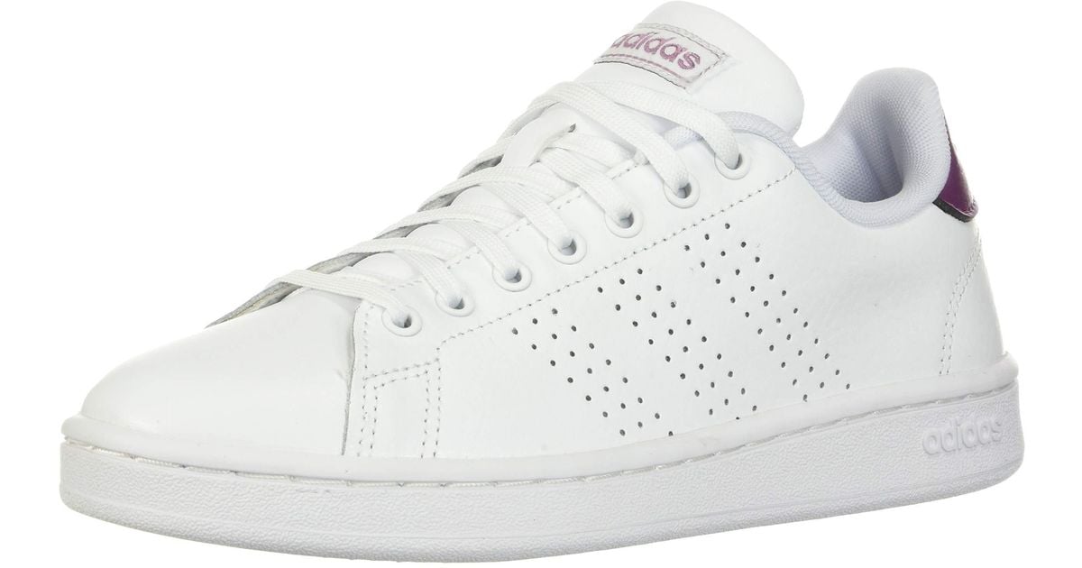 adidas Womens Advantage Sneaker in White/White/Cherry Metallic (White) -  Save 25% | Lyst
