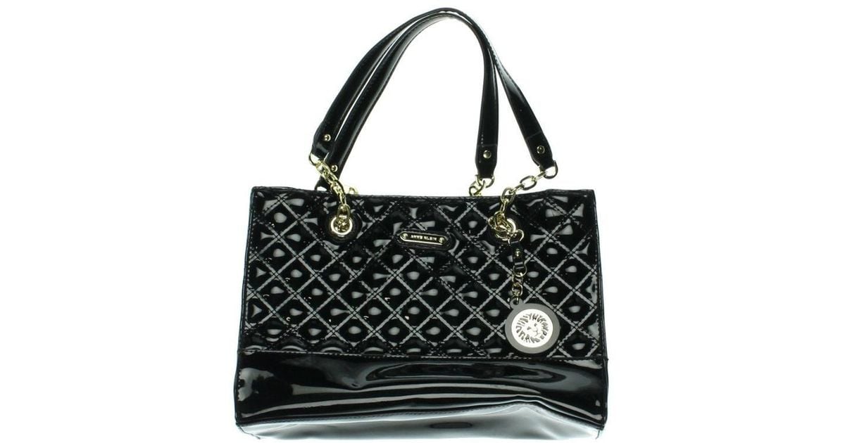 Anne Klein Happy Tweed Small Tote black one Size Lyst