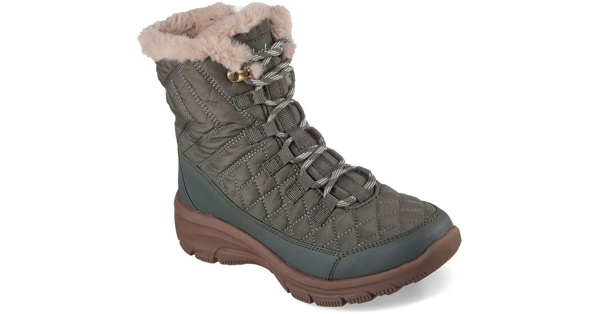 Skechers Easy Going game Hour Ankle Boot in Gray Lyst