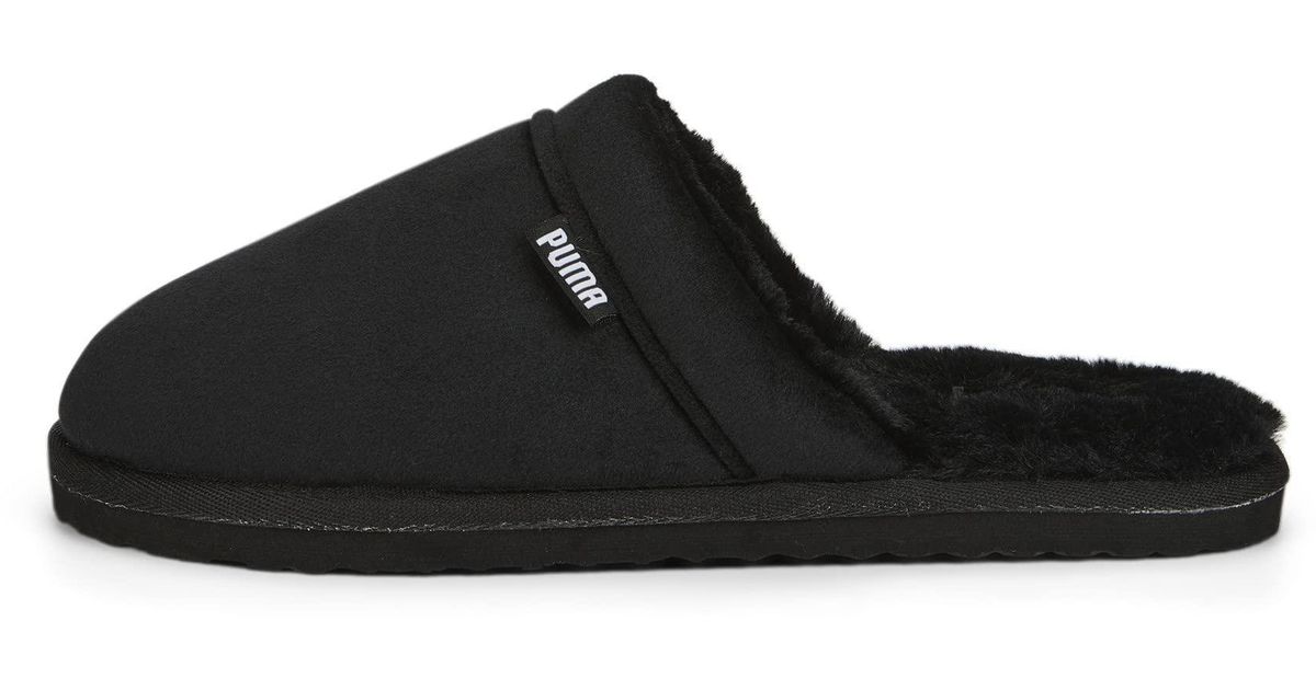 PUMA Fluff Mule Bx Slippers Women Sandals in Black/White (Black) | Lyst