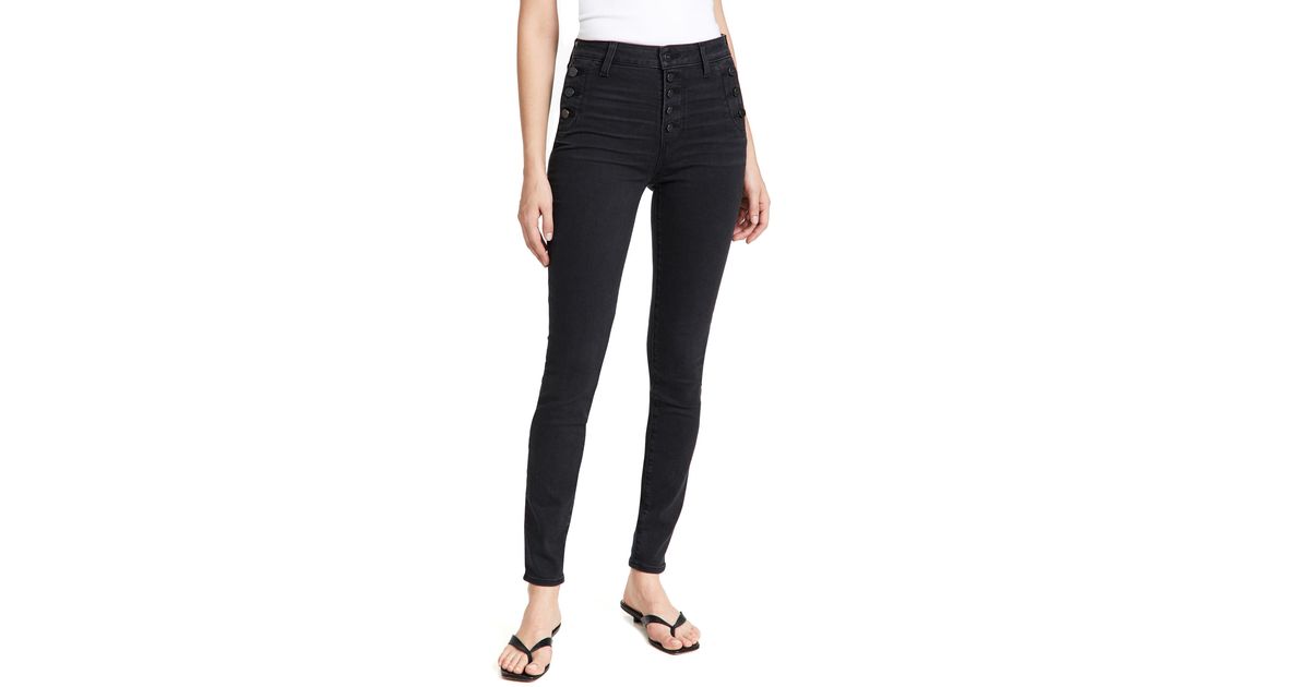 PAIGE Denim Emmie Ultra Skinny Jeans in Black - Save 50% | Lyst