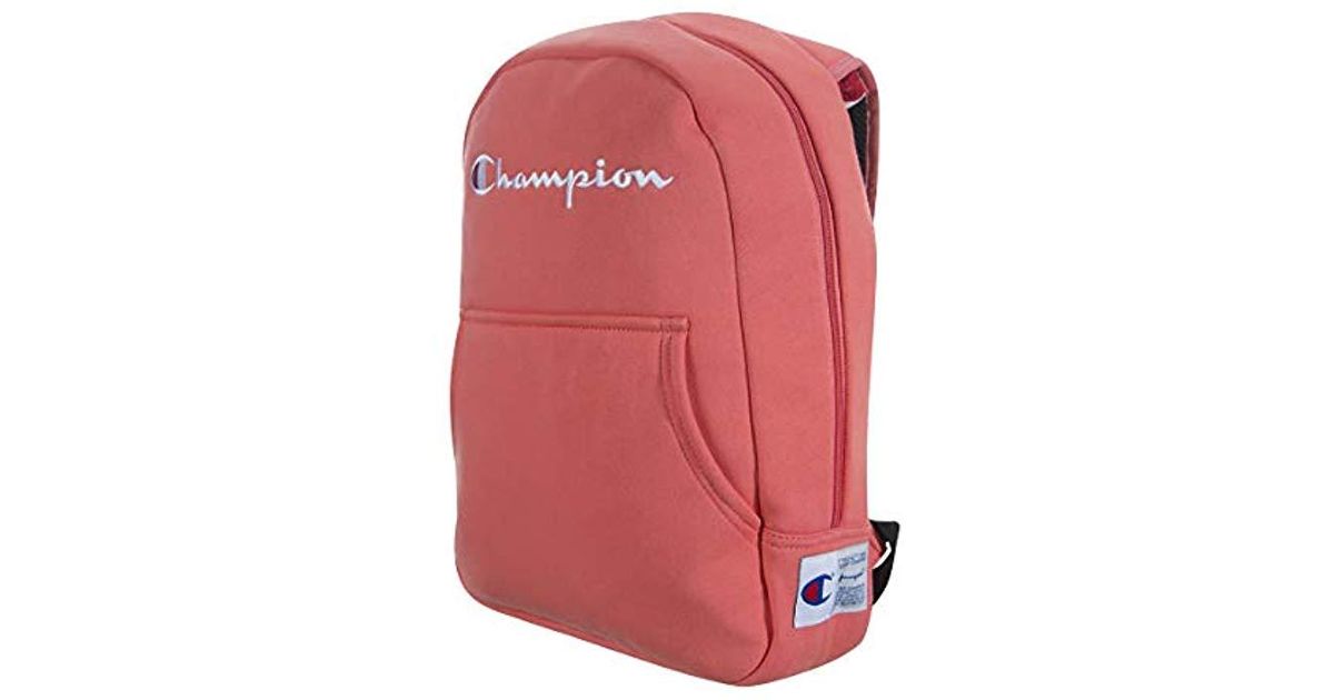 maroon champion backpack