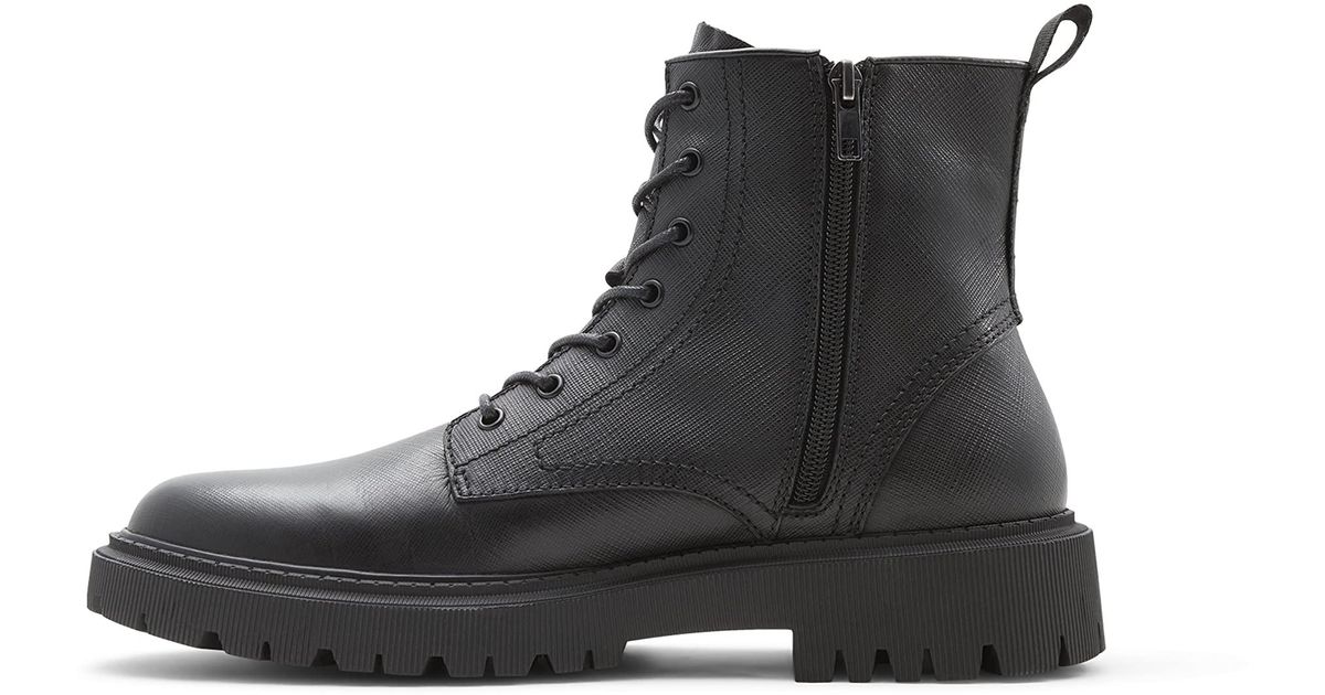 ALDO Leather Redford Oxford Boot in Black for Men | Lyst UK