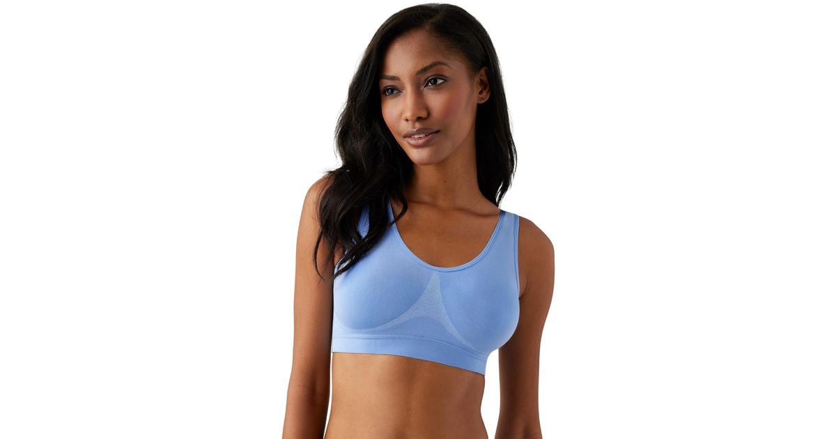 Wacoal B-smooth Wide Strap Bralette in Blue