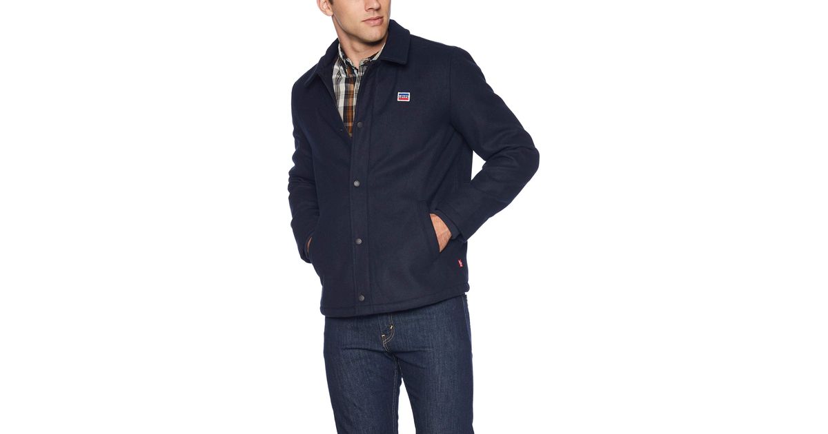 levis sherpa coach jacket