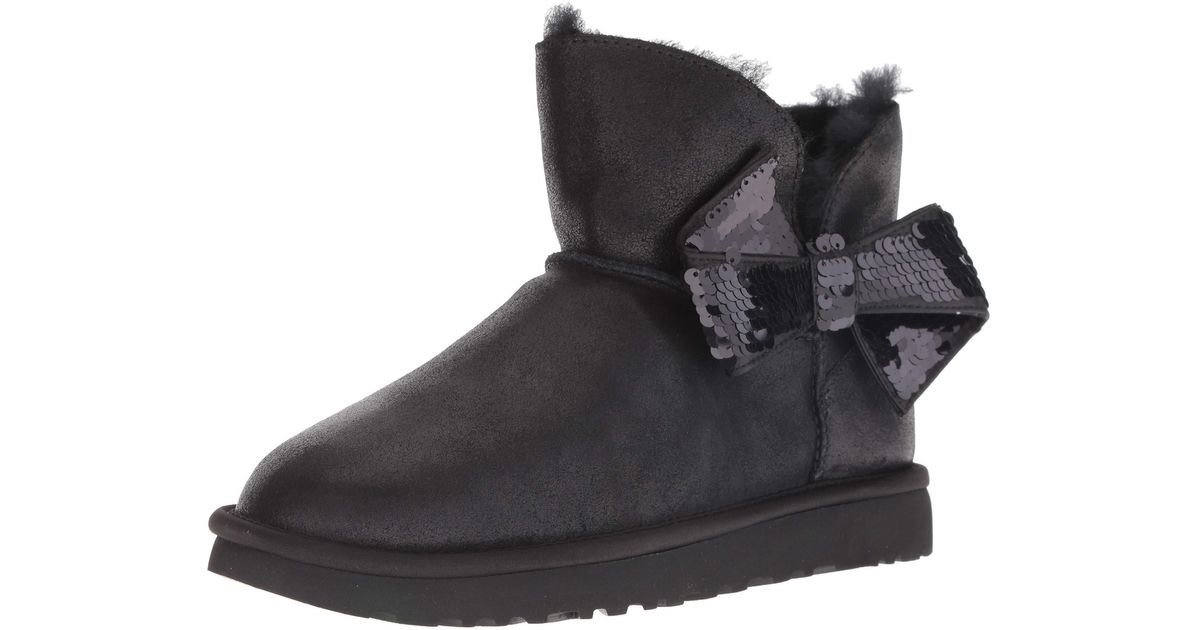 Shop Ugg Mini Sequin Bow Boot | UP TO 57% OFF