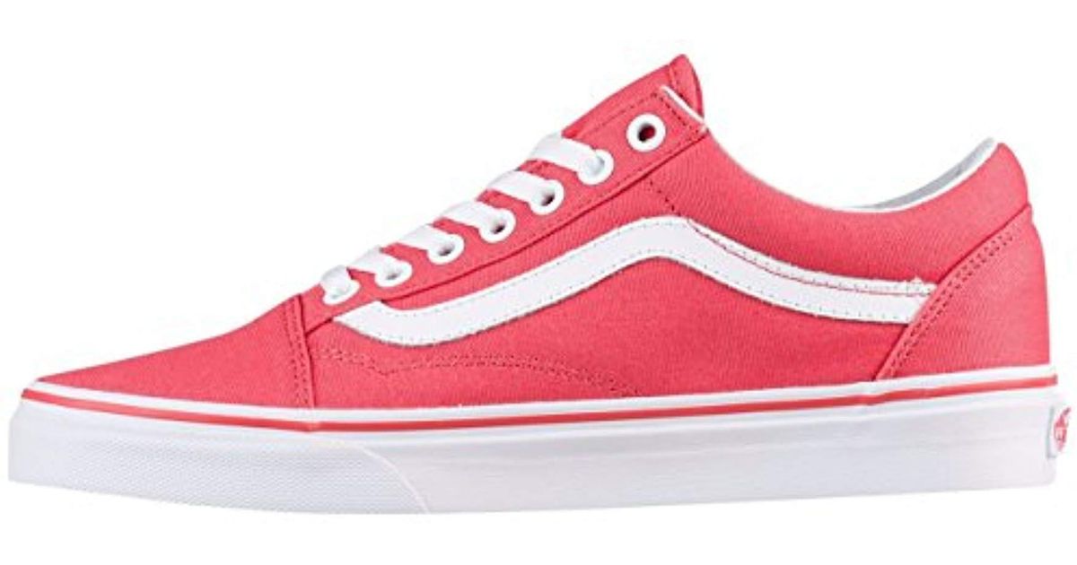vans old skool coral