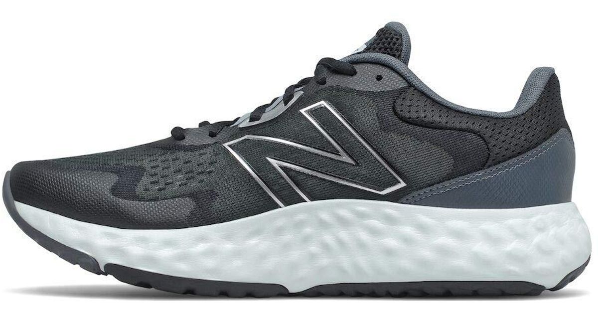 New Balance Lace Fresh Foam Evoz V1 Running Shoe in Black/Grey (Gray