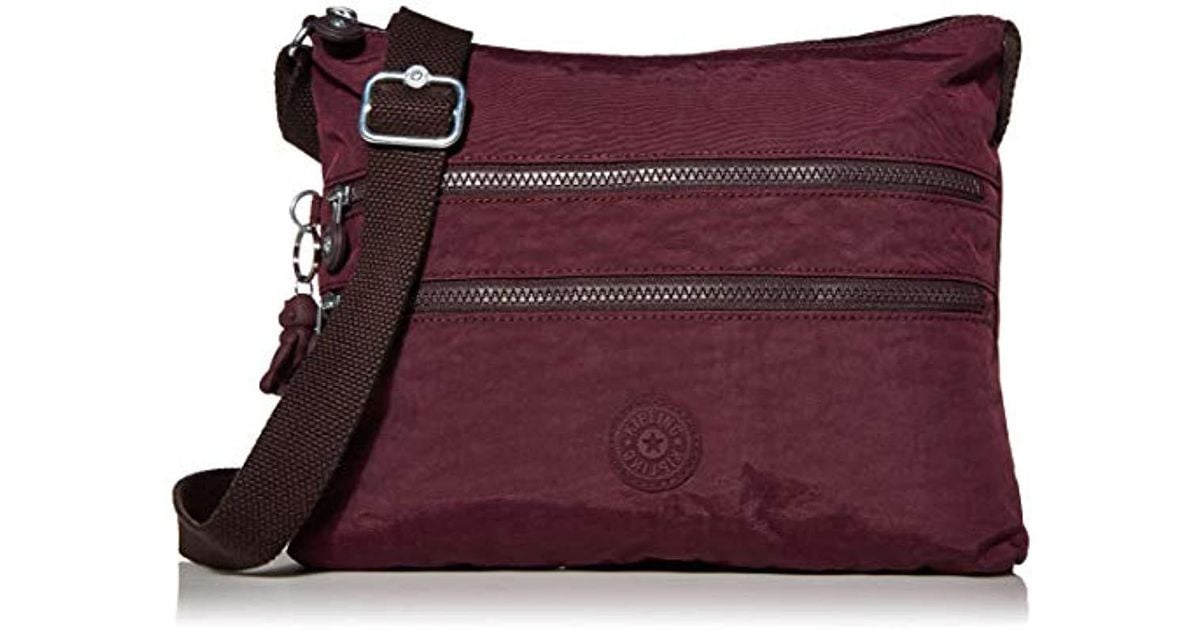 Kipling Synthetic Alvar Crossbody Bag in Dark Plum (Purple) Lyst