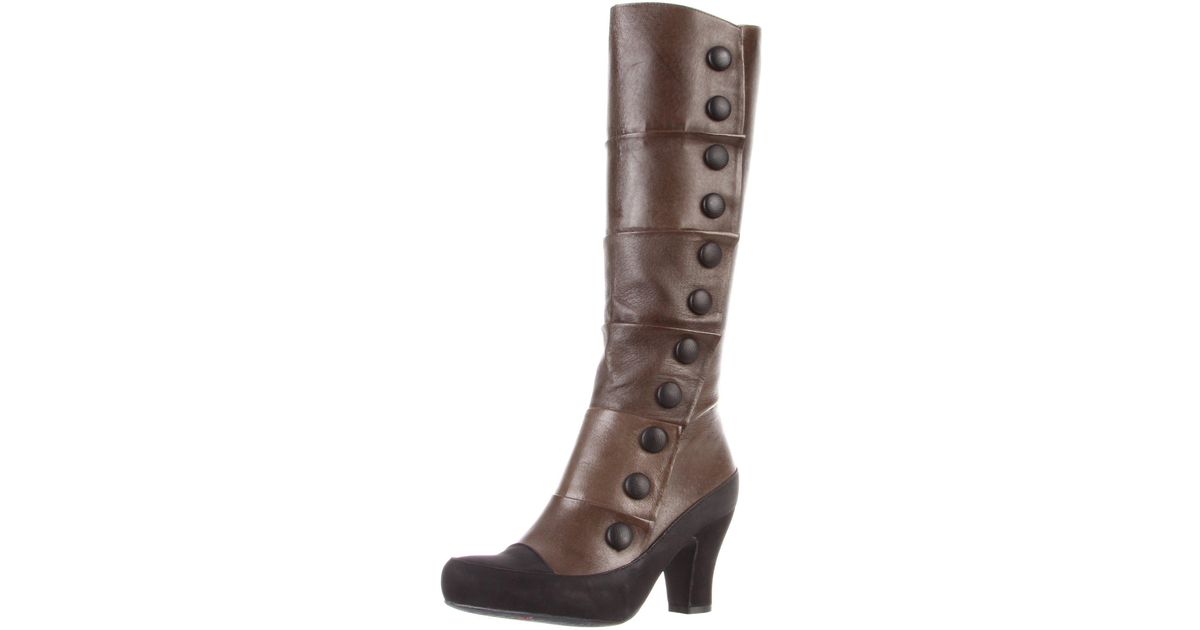 frye adrienne button boots