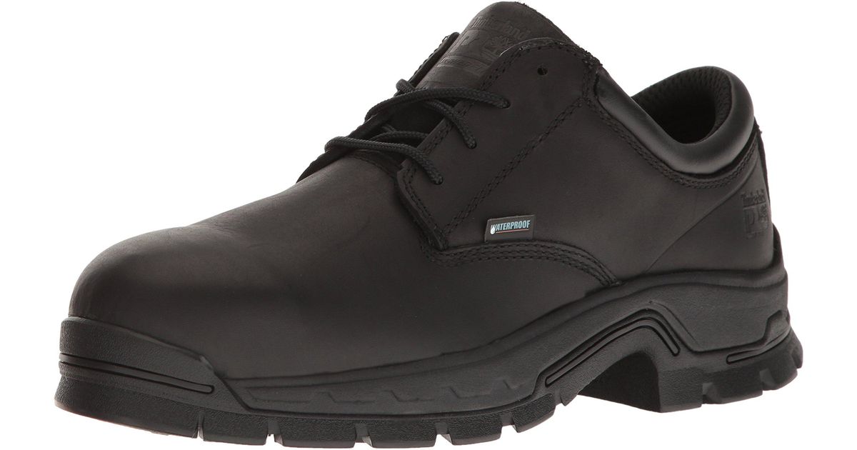 timberland pro men's stockdale oxford alloy toe waterproof industrial and construction shoe