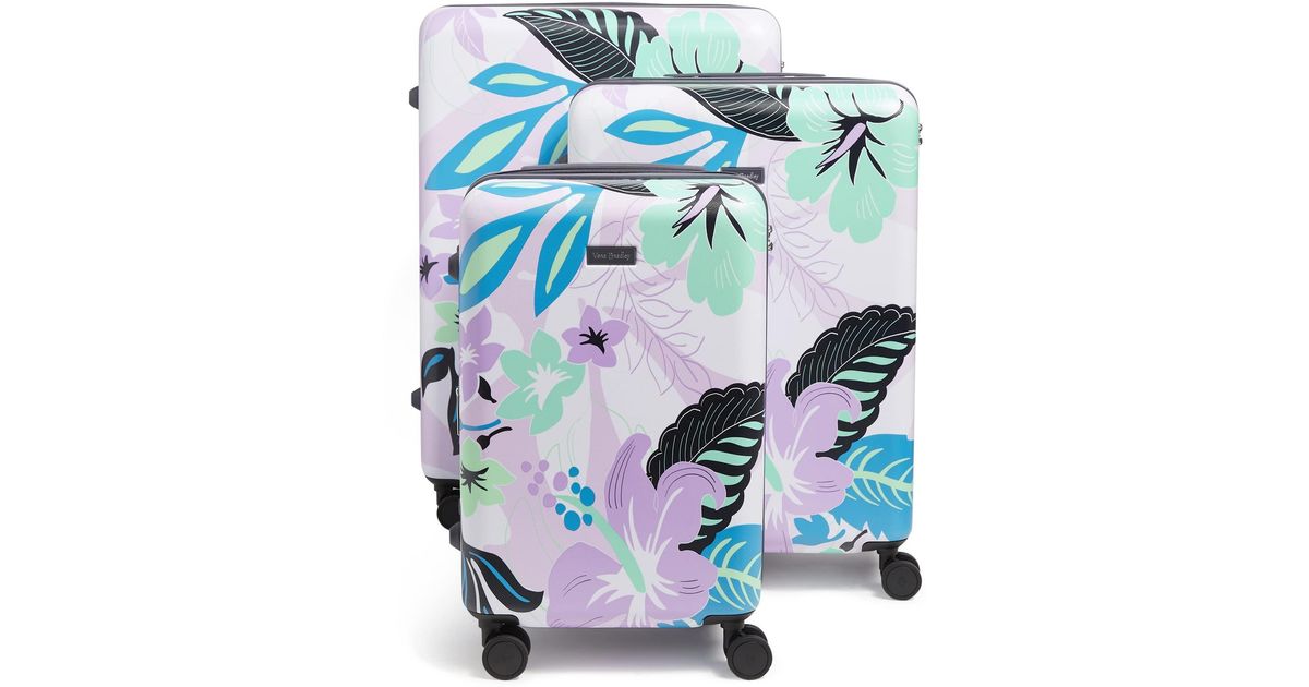 Vera Bradley Hardside Rolling Suitcase Luggage in Blue Lyst