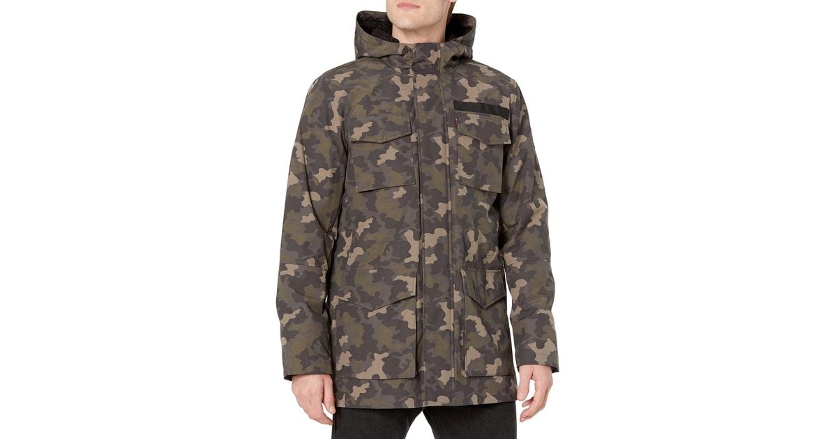 Levi's men's arctic cloth sherpa lined field parka jacket sale
