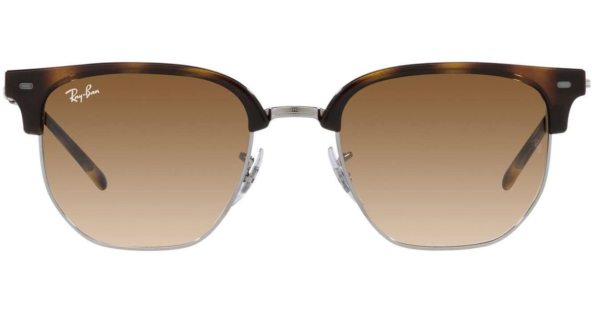 Ray-Ban Rb4416 New Clubmaster Square Sunglasses in Black | Lyst UK