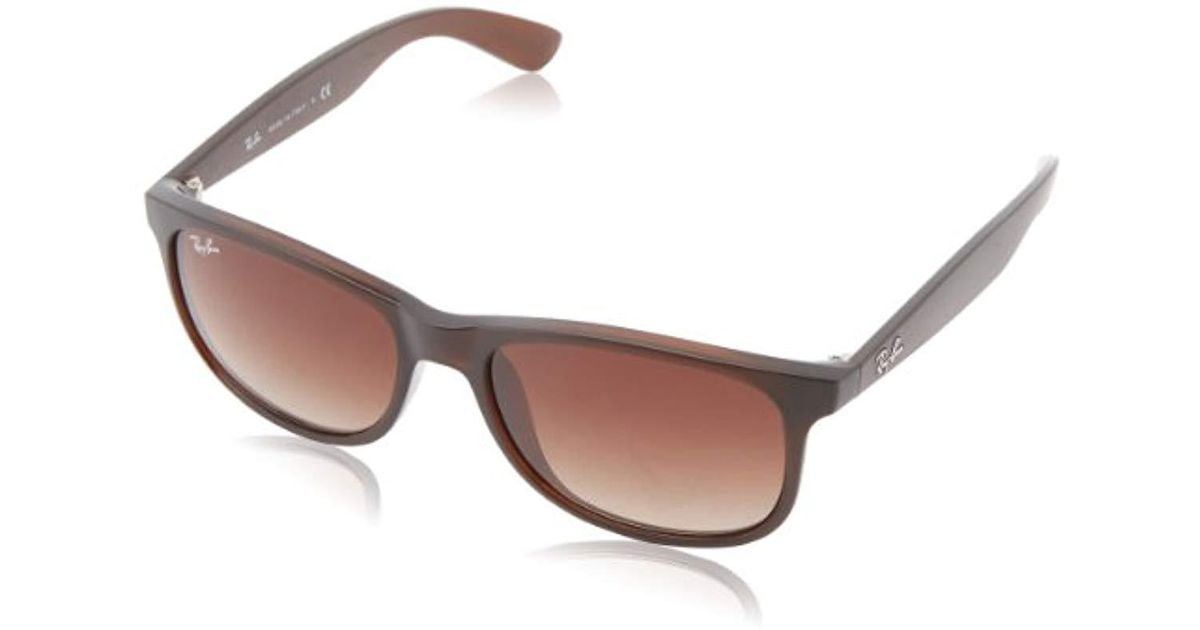 Ray-Ban Rb4202 607313 Andy Non-polarized Sunglasses, Matte Brown/brown Gradient, 55 Mm - Save 35 