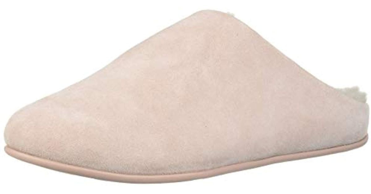 suede nude mules
