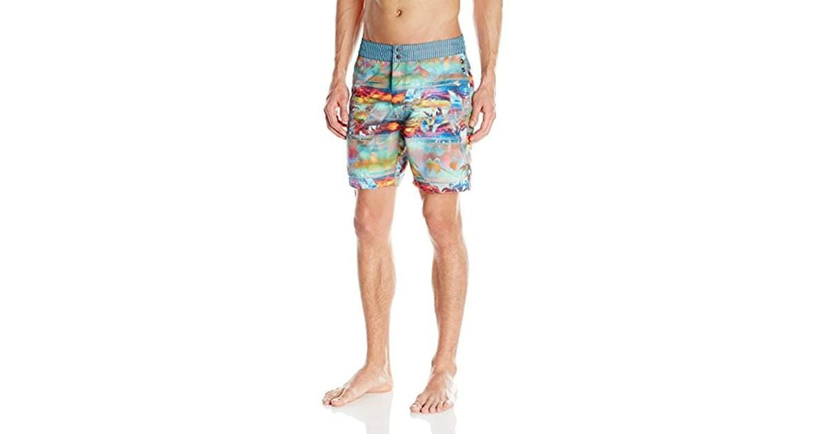 natty light swim trunks