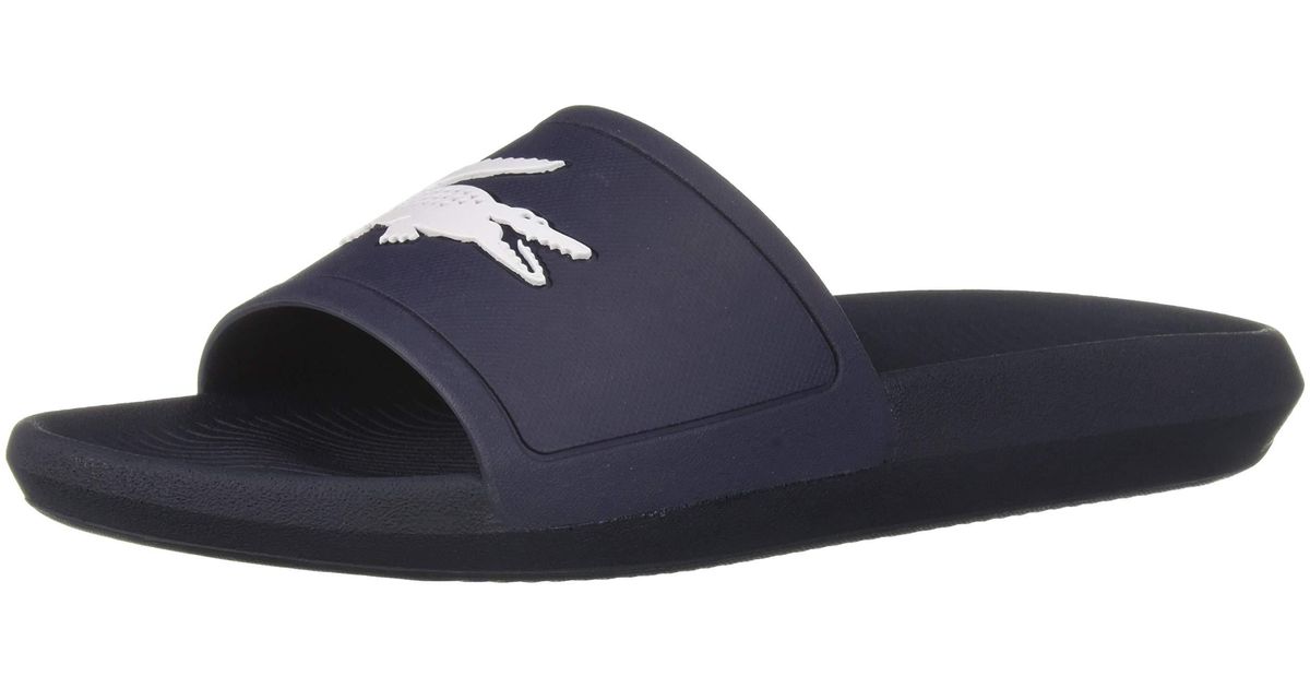 lacoste slide sandals