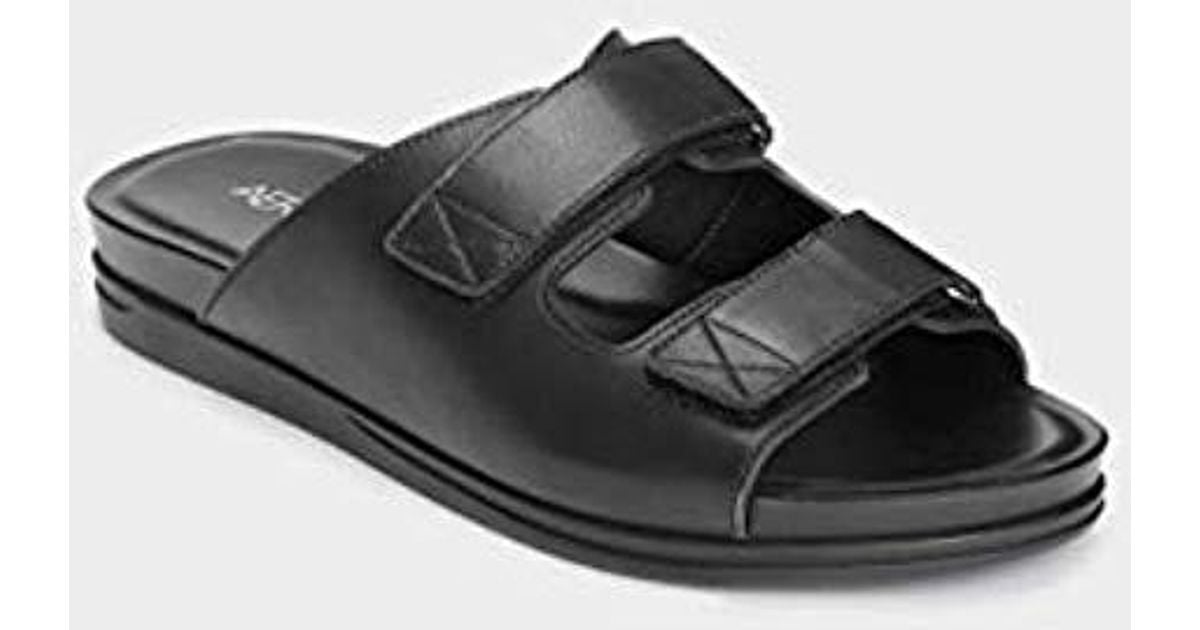 aerosoles black flat sandals