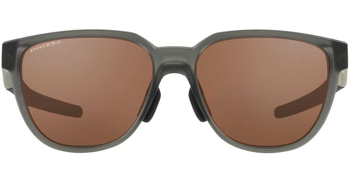 Oakley Oo9250a Actuator Low Bridge Fit Rectangular Sunglasses in Black