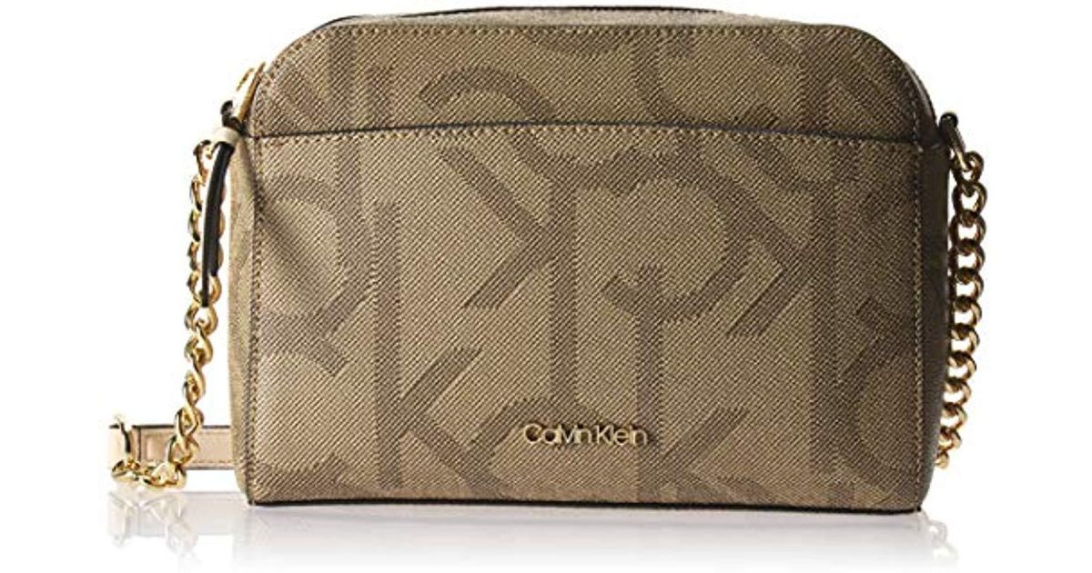 calvin klein hayden monogram crossbody