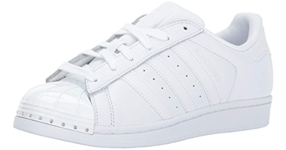 adidas Originals Leather Superstar Metal Toe (white/black) Classic Shoes -  Lyst