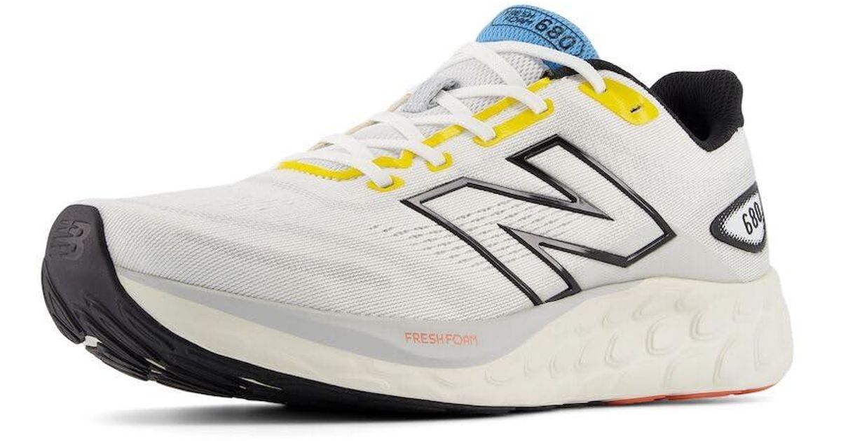 New Balance Fresh Foam 680V8 Brighton Shoes in White for Men Lyst UK