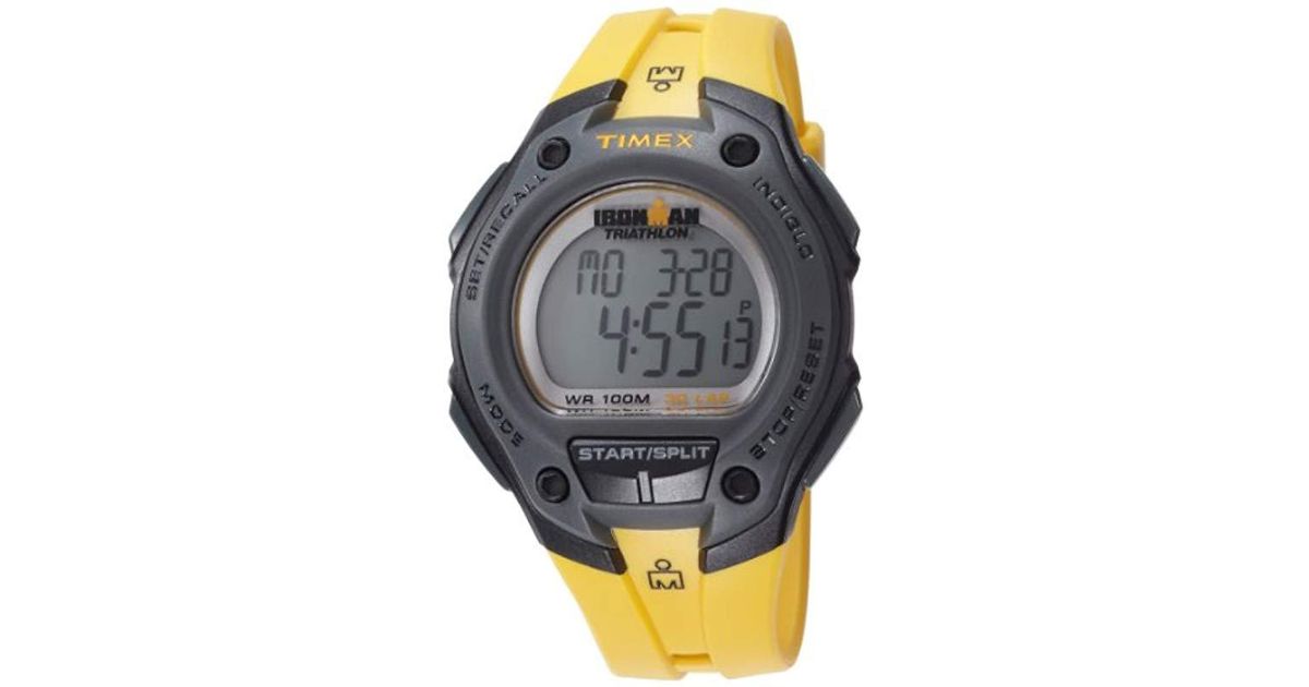 Timex Ironman 30lap Oversize Watch in Yellow for Men Lyst