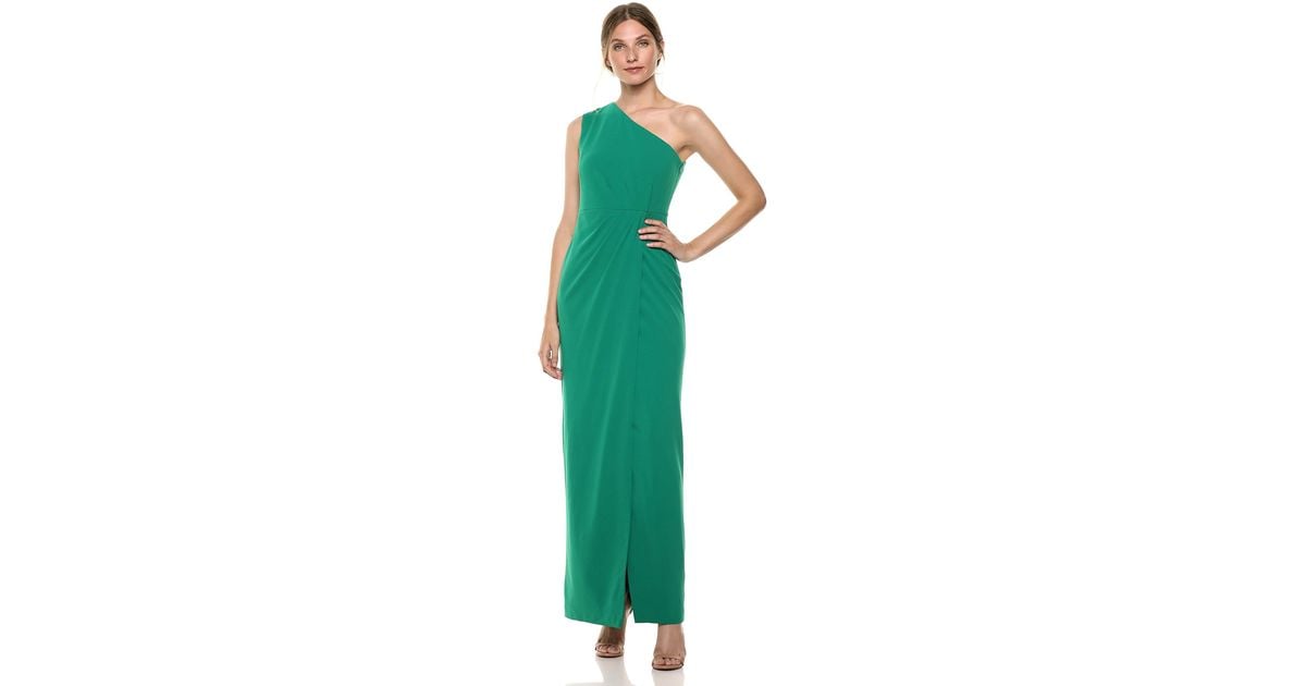 calvin klein one shoulder gown