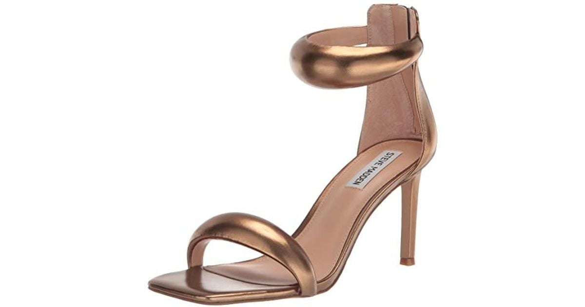 Steve Madden Partay Heeled Sandal in Natural Lyst