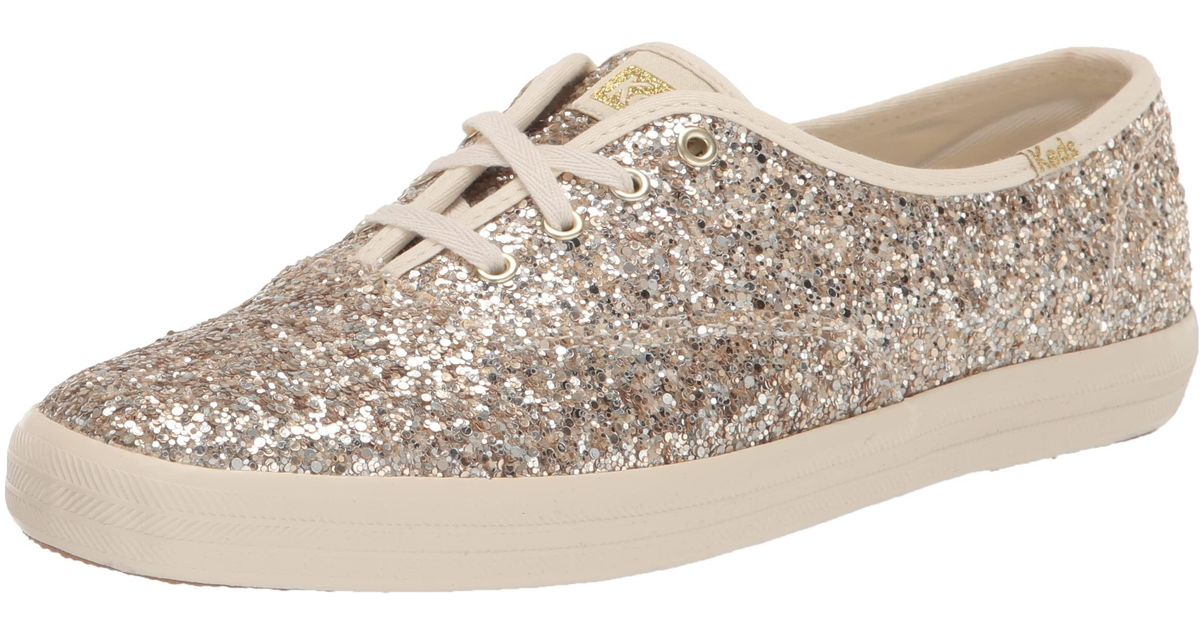 Keds Champion Glitter Sneaker in Black Lyst