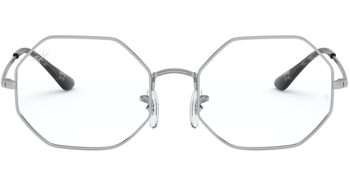 RayBan Rx1972v Octagon Prescription Eyeglass Frames in Black Lyst