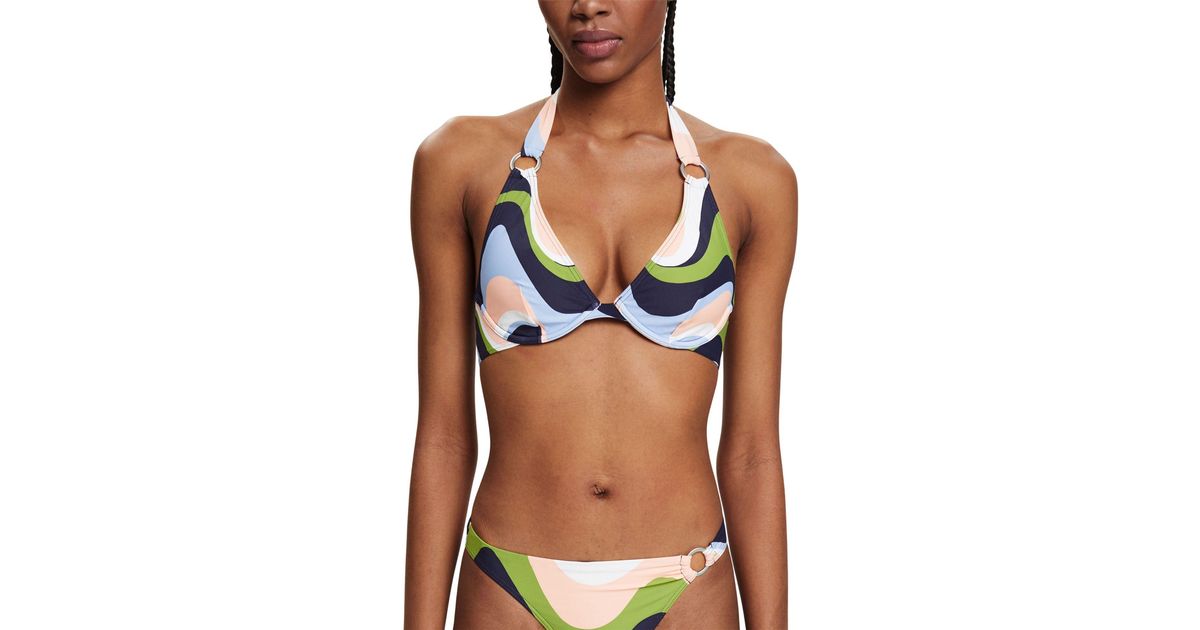 Esprit Damen Bikini Maris Beach RCS H.apex.Bra – Aus Recycelter Mikrofaser, Ungefüttert, Nachhaltig