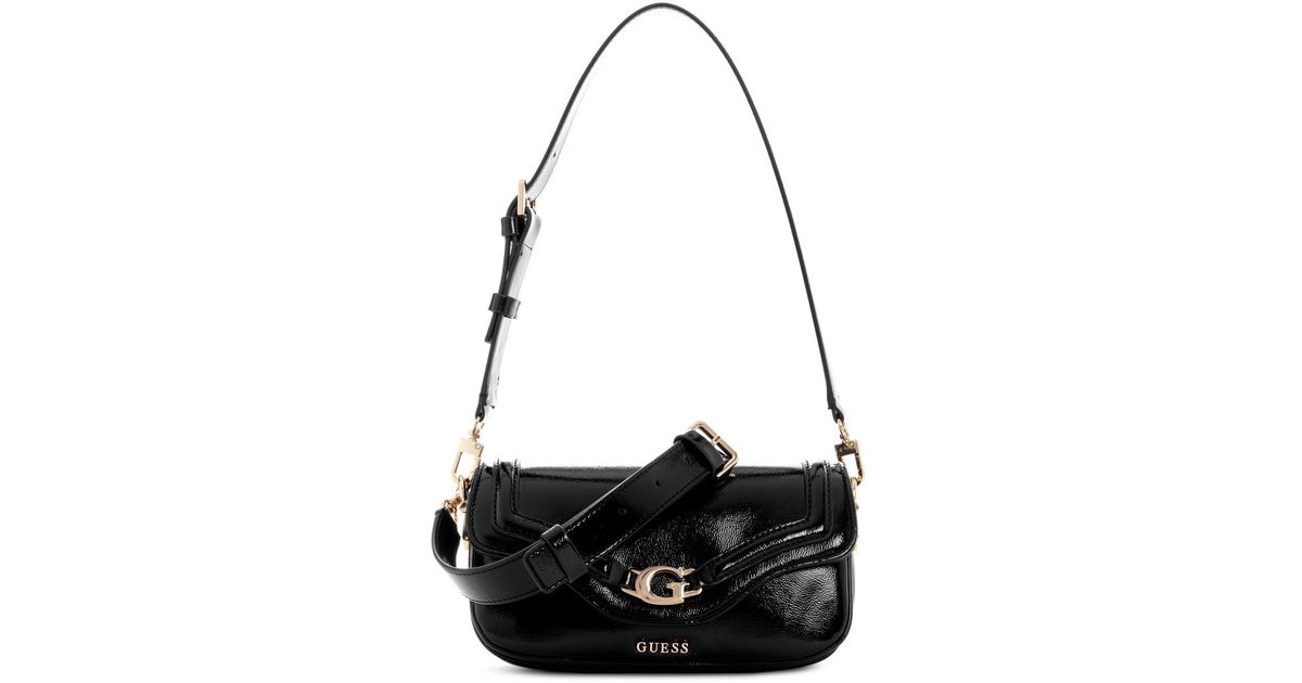 Guess Calebra Small Convertible Crossbody Bag in Black