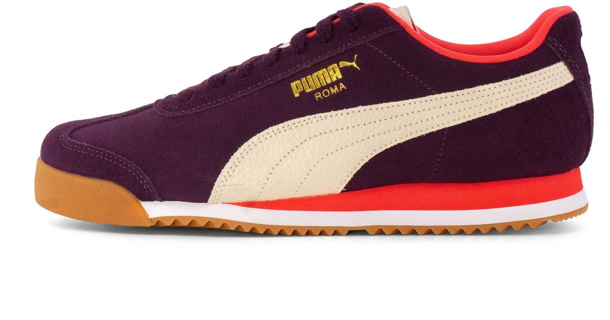 puma-roma-suede-shoes-trainers-in-red-lyst-uk