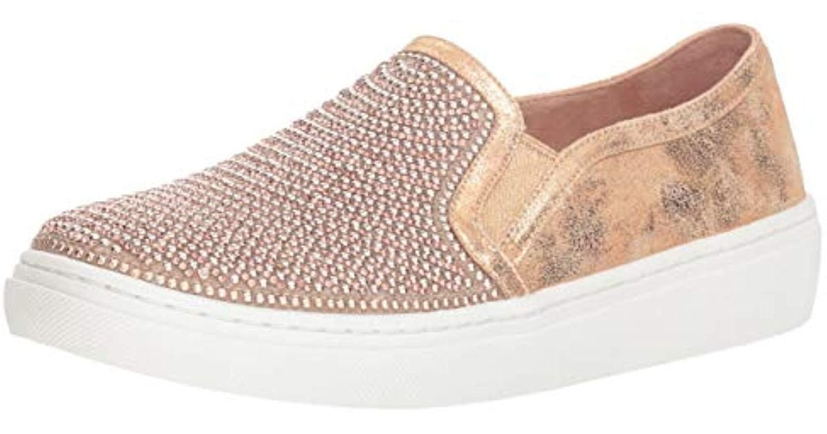 Skechers Goldie-rhinestone And Pearl Embellished Slip On Sneaker | Lyst
