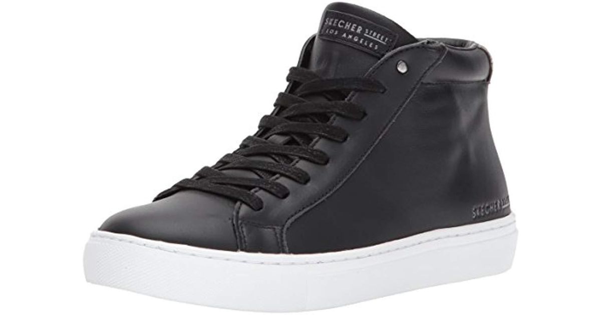 Skechers Skecher Street Side Street-leather Mid Top Fashion Sneaker in ...