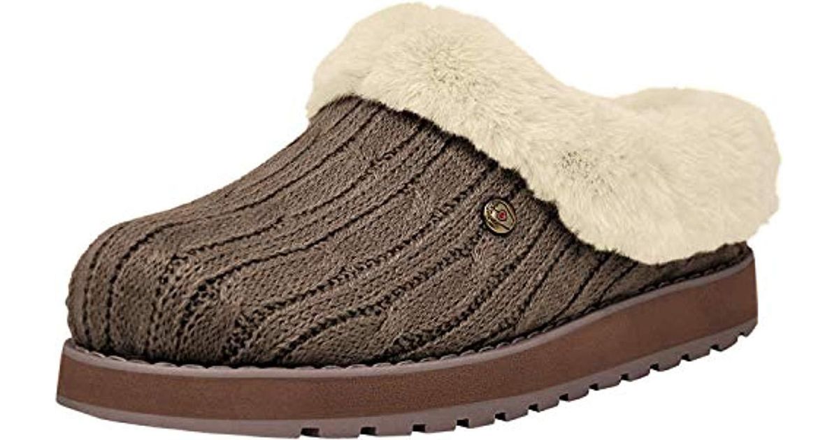 skechers slippers brown