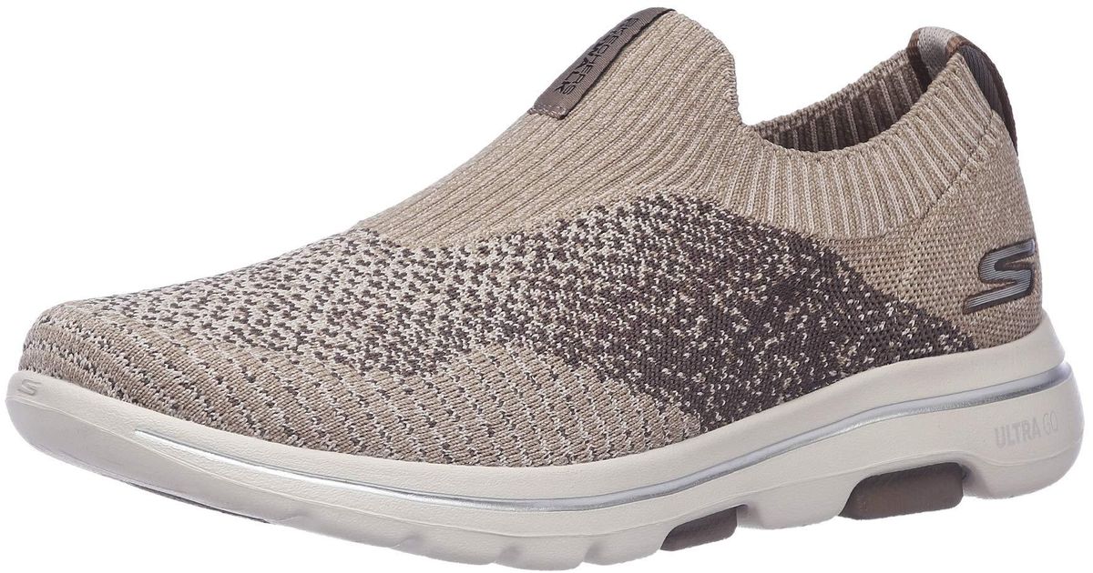 Skechers Gowalk 5-stretch Fit Athletic Slip-on Casual Loafer Walking Shoe  Sneaker in Natural for Men | Lyst
