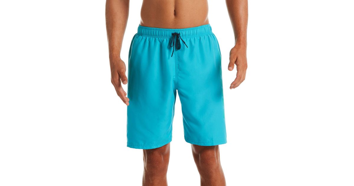 Nike Swim Standard Logo Volley Short Swim Trunk in Blue for Men Lyst