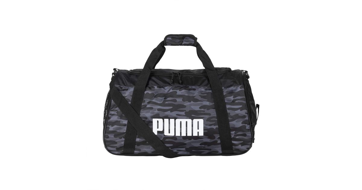 PUMA Unisex Adult Evercat Foundation Duffel Bags in Gray Camo (Black) | Lyst