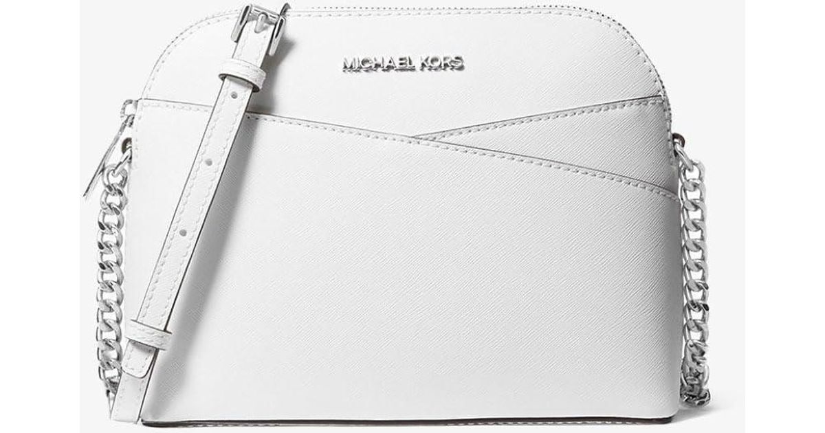 Michael kors white crossbody purse hot sale