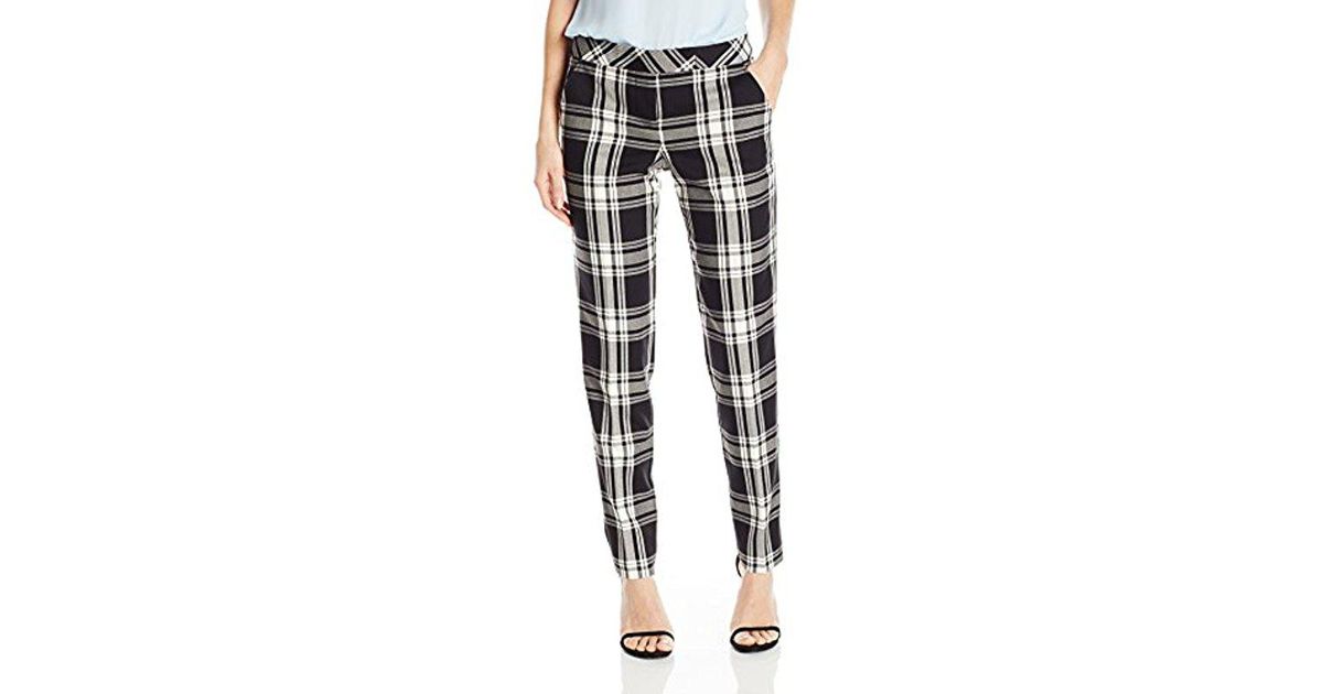 trina turk plaid pants