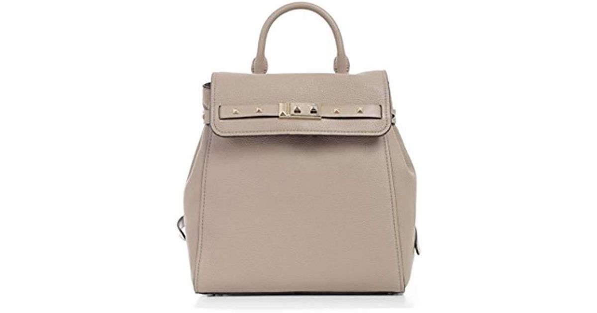 addison small pebbled leather backpack