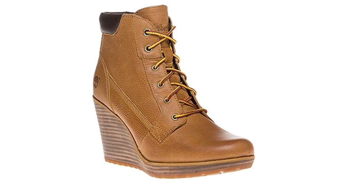 ladies timberland wedge boots