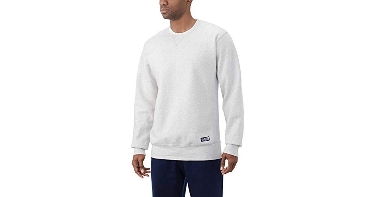 russell athletic fleece crew sweatshirt