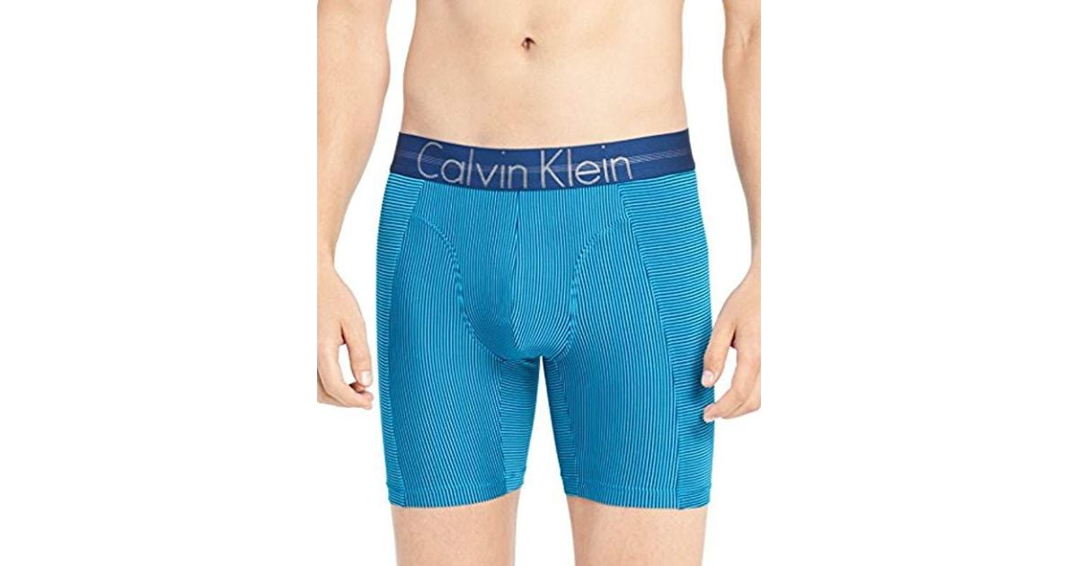 Calvin Klein Underwear Focused Fit Boxer Briefs in Blue for Men | Lyst