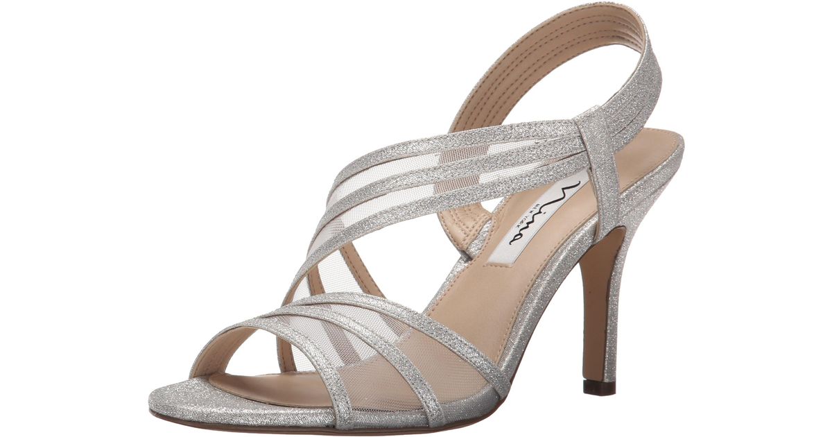 Nina Vitalia Dress Sandal in Silver 