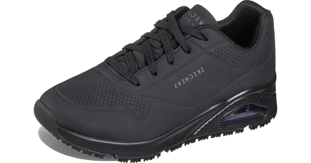 Skechers Uno Sr 108021w Food Service Shoe in Black Save 22 Lyst