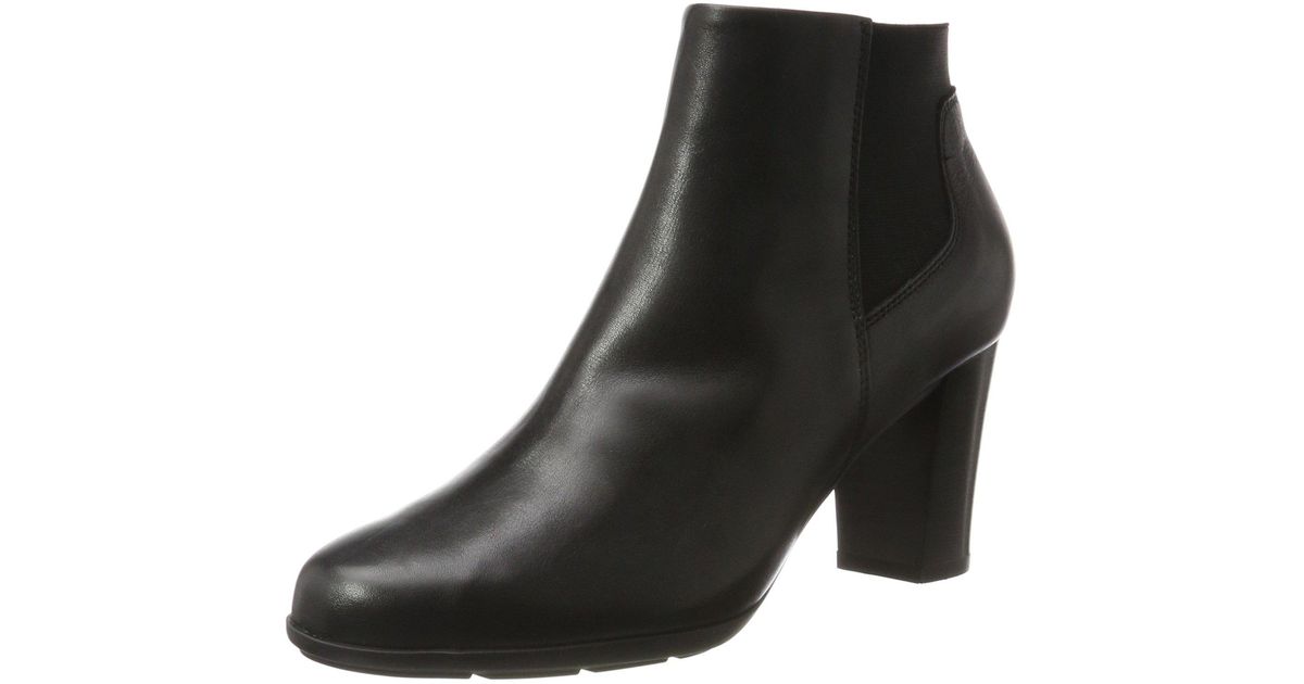 Geox D Annya B Ankle Bootie in Black - Lyst